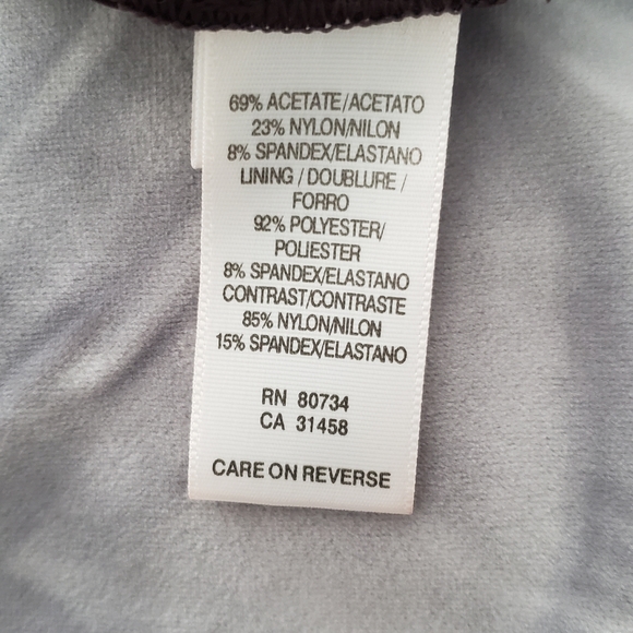 BCBGMaxAzria strapless ruched gold flake dress - Picture 6 of 7